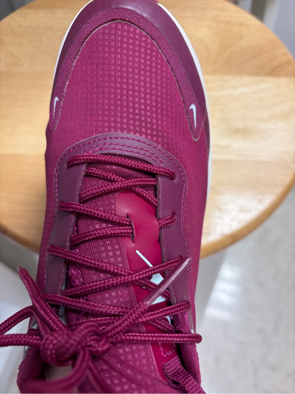 Nike Women's Maroon/Pink Athletic Sneakers